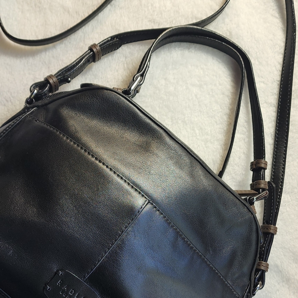 Radley London Black Smooth Leather Crossbody/Shoulder bag EUC